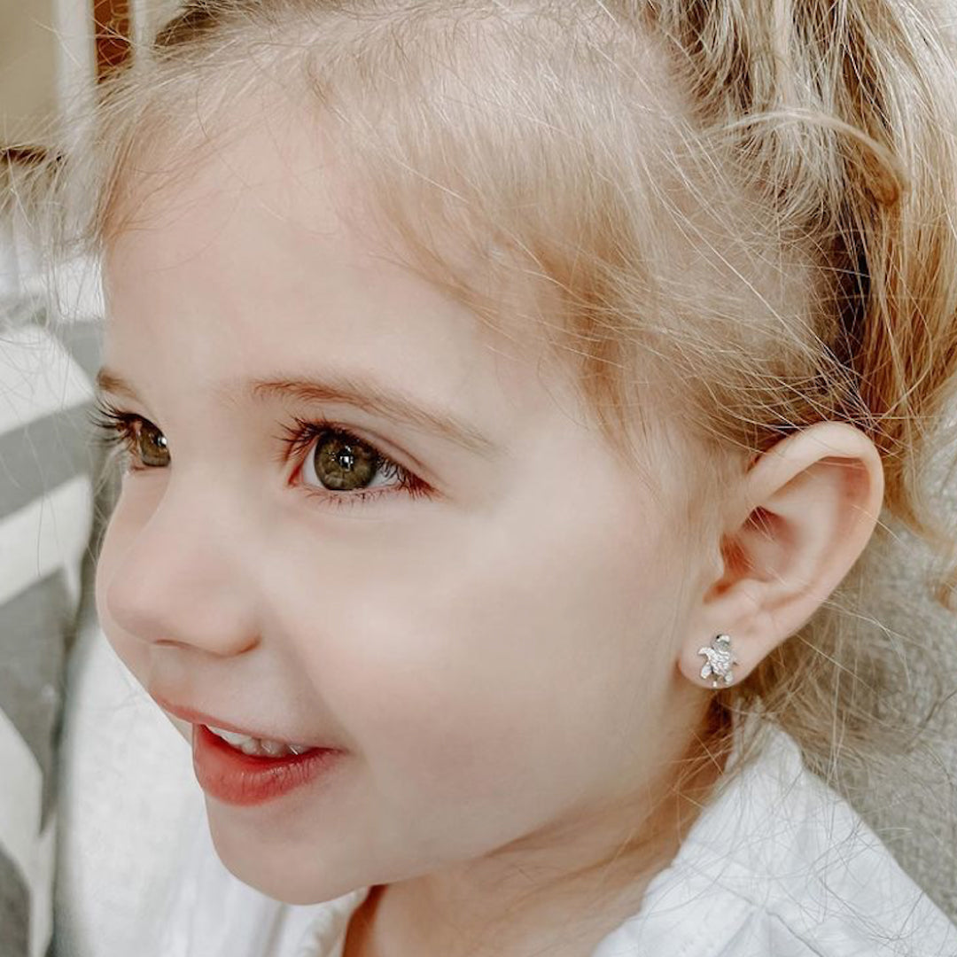 Delight in our Adorable Turtle Earrings: The Perfect Accessory for Your Little Girls