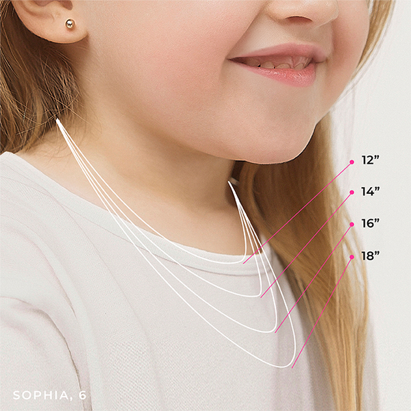 Children's Necklace Size Chart & Information