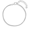 5-6" Thin Snake Baby / Toddler / Kids Bracelet Extension - Sterling Silver