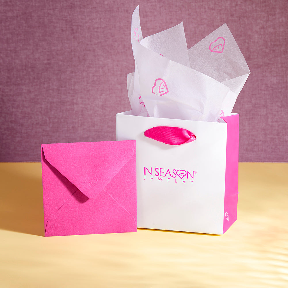 Deluxe Gift Set: Bag, Heart Tissue, & Personalized Card