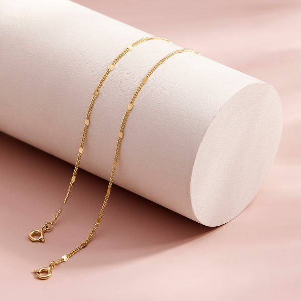 Mirrored Chain Girls Plated Bracelet