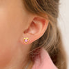 Miss Mouse Baby / Toddler / Kids Earrings Screw Back - 14k Gold over Sterling Silver