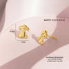 Puppy Dog Pal Kids / Children's / Girls Earrings Screw Back - 14k Gold over Sterling Silver