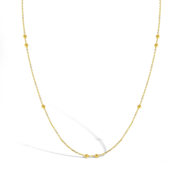 2mm Double Satellite Plated Girls Necklace