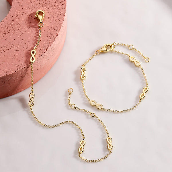 Infinity Women's Plated Bracelet