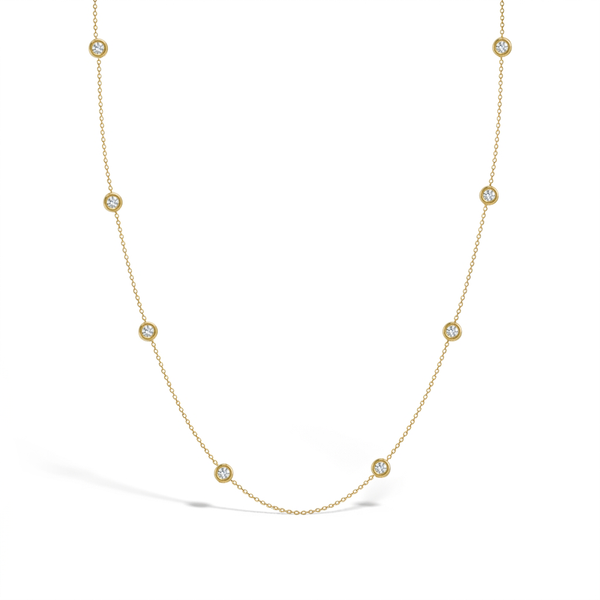 CZ Station Teen's Necklace