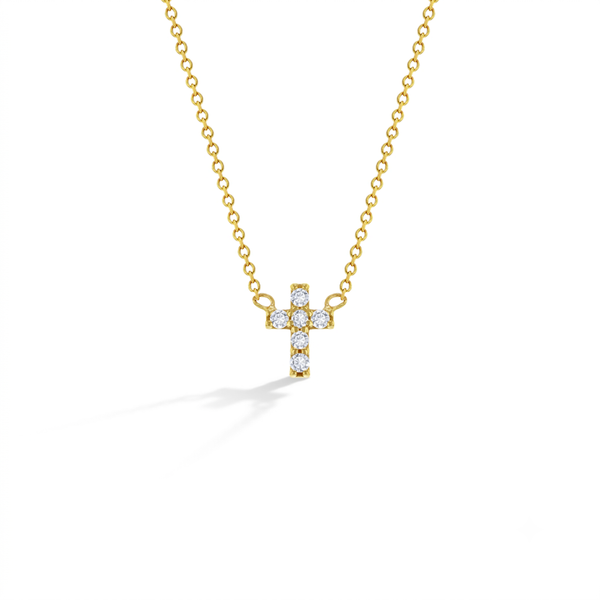 CZ Cross Teen's Necklace