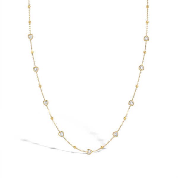 Polished Heart Station Teen's Necklace