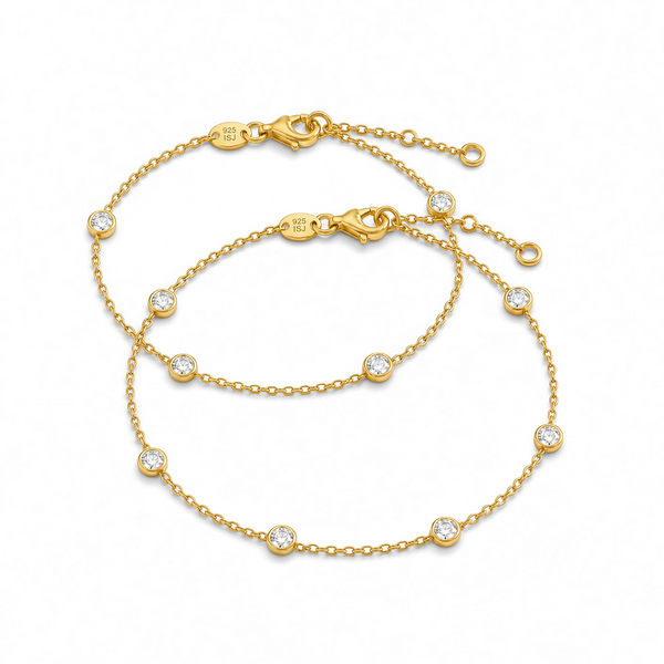 CZ Station Mommy & Me Bracelets