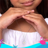 925 Sterling Silver The Perfect Daisy Necklace Jewelry Set For Children