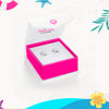 Florida Starfish Kids / Girls Earrings Screw Back - Sterling Silver