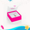 Flower Power Toddler/Girls Necklace Enamel - Sterling Silver