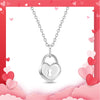 Locked Heart Kids / Children's / Girls Pendant - Sterling Silver