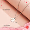 Heart Charmed Engravable  Kids / Girls Pendant - Sterling Silver