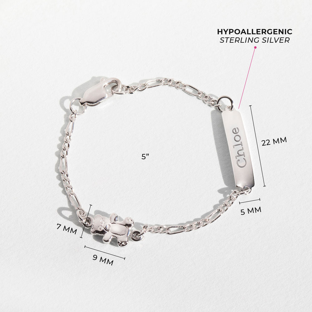 Silver Bracelet 925 - sapphire zircon | FULL-SILVER