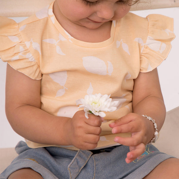 Bear & Pearl Baby Bracelet