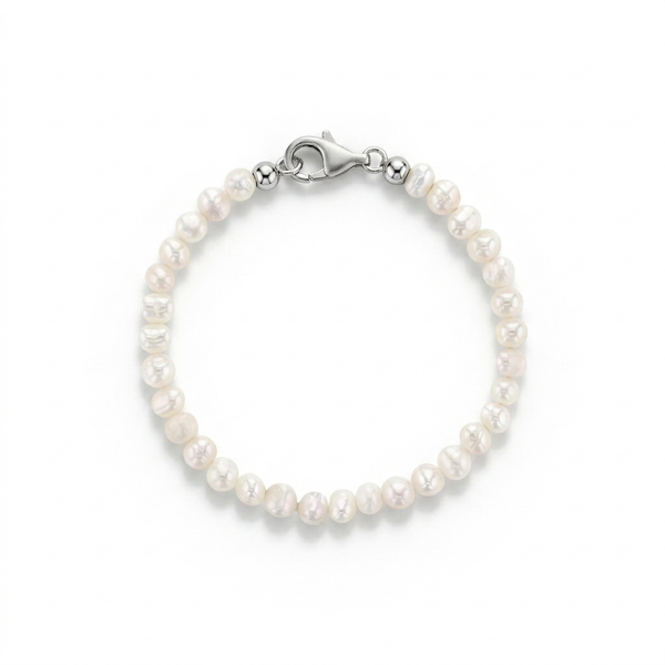 Small Freshwater Cultured Pearl Toddler Bracelet