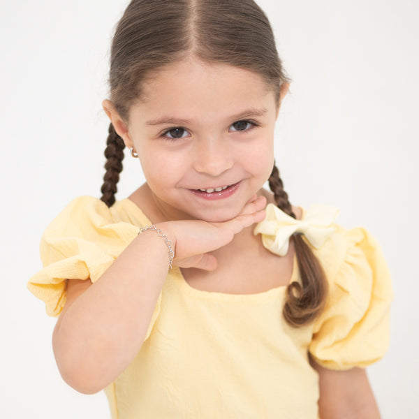 Heart Link Children's Chain Bracelet