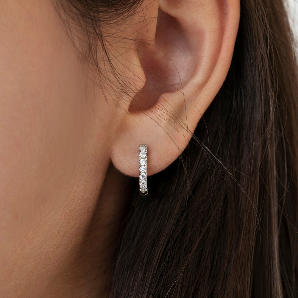 Dainty Silver Earrings, simple minimal everyday jewelry – CookOnStrike