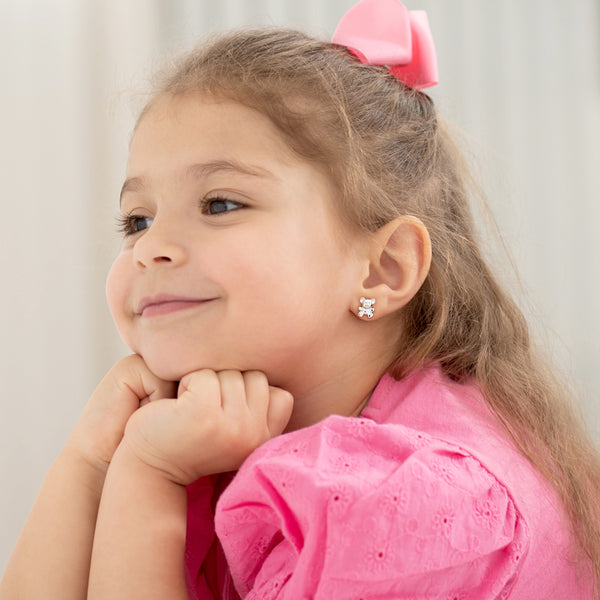 My Teddy Bear Toddler Earrings