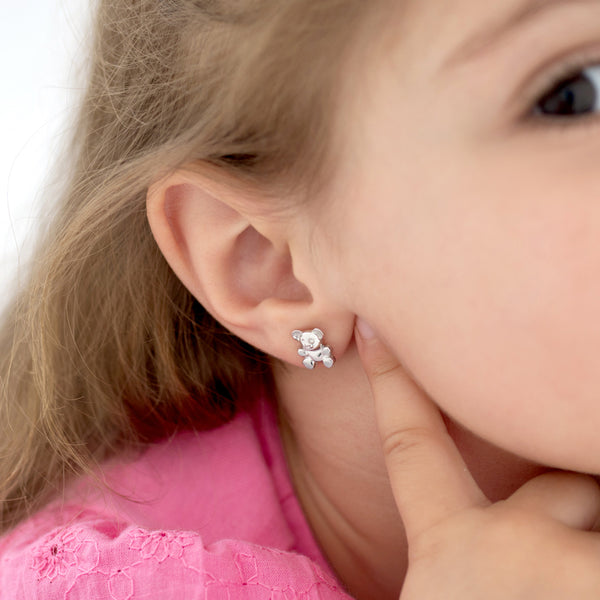 My Teddy Bear Toddler Earrings