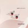 Classic Ladybug Baby / Toddler / Kids Earrings Screw Back Enamel - Sterling Silver
