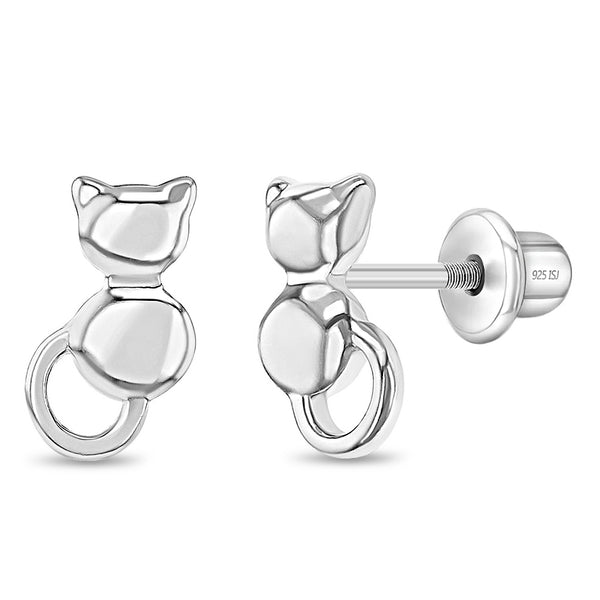 Kitty Cat Toddler Girl Earrings