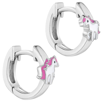 Buy Silver Small Multi-Purpose Hoop Earrings for Kids, Men and Women Online  at Low Prices in India - Amazon.in