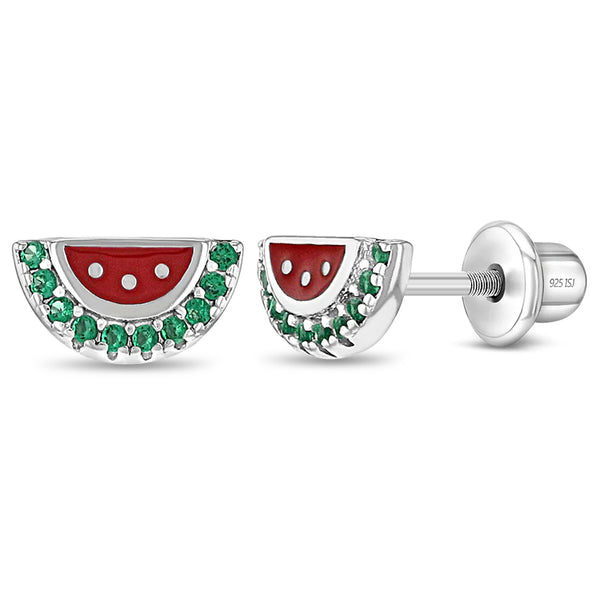 Watermelon Season Girl Earrings