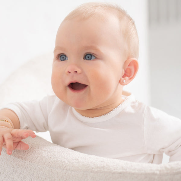 Classic Freshwater Cultured Pearl Kids Earrings