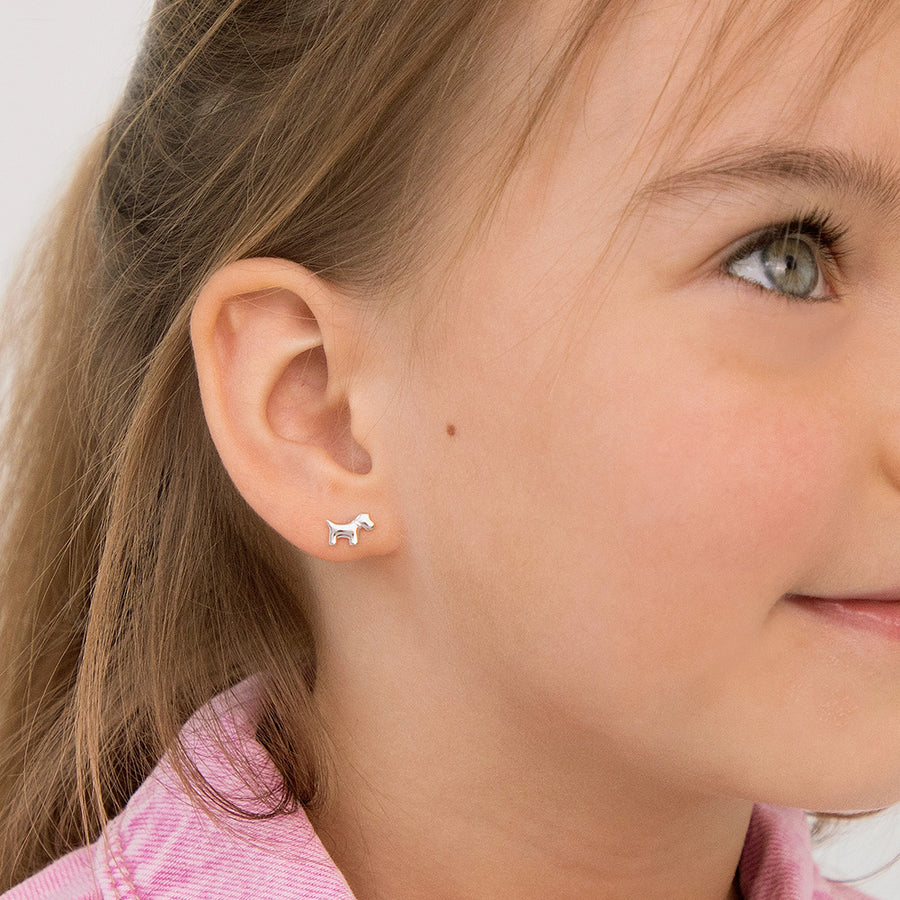 Screw Back Earrings for Children Gold & Silver In Season Jewelry