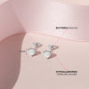 Mother of Pearl Heart Teen Earrings - Sterling Silver