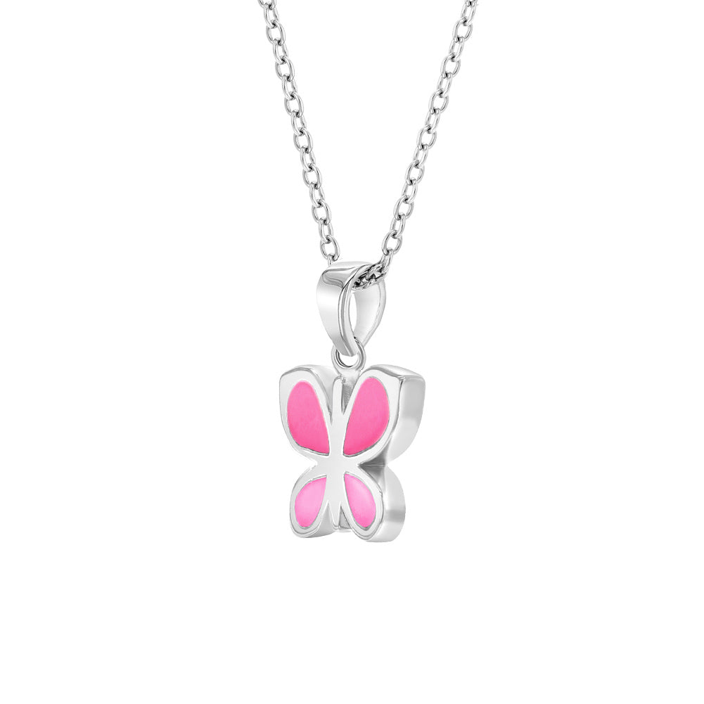 The Perfect Butterfly Kids / Children's / Girls Pendant/Necklace Enamel - Sterling Silver
