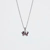 Fluttering Butterfly Kids / Children's / Girls Pendant/Necklace - Sterling Silver
