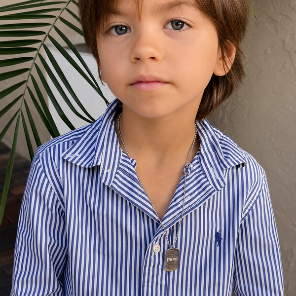 Boy's Dog Tag Necklace