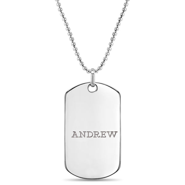 Boy's Dog Tag Necklace
