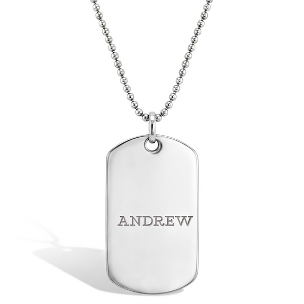 Boy's Dog Tag Necklace