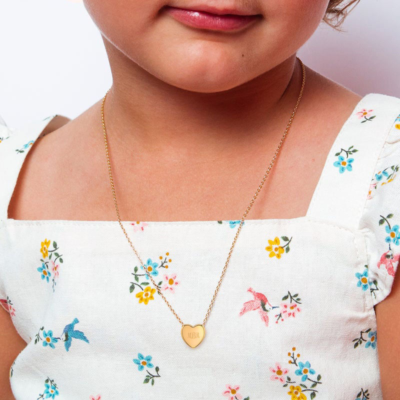 Kids Pave Cross Necklace – Baby Gold