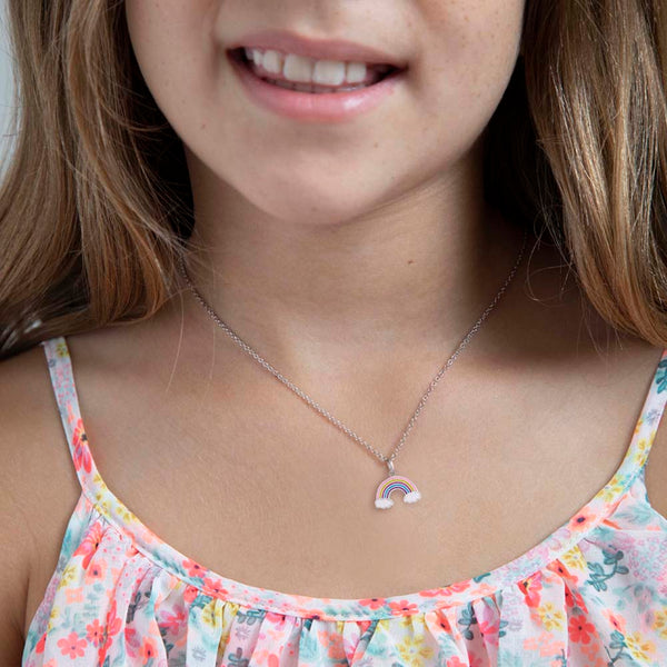 Colorful Rainbow Kids Necklace