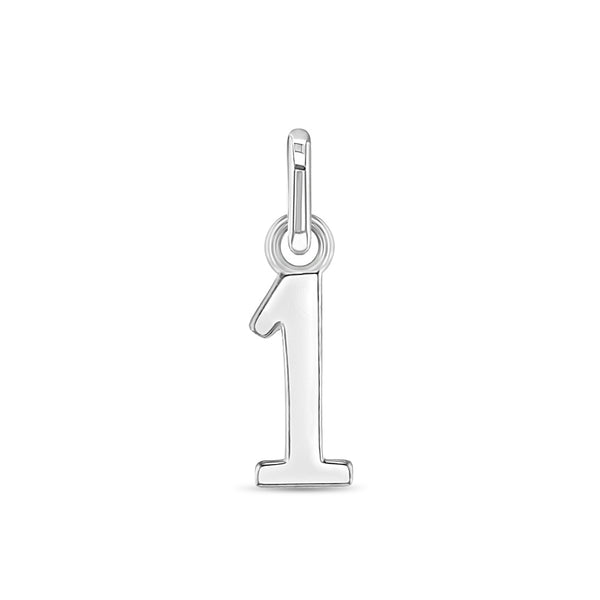 Polished Number Childrens Charms