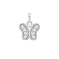 Clear CZ Butterfly