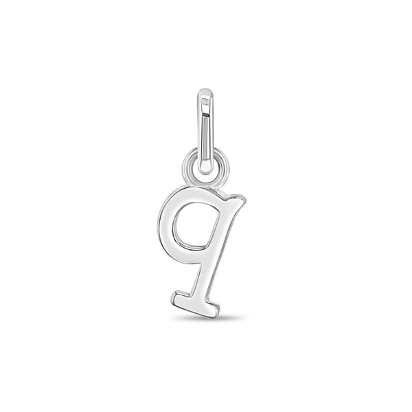 Polished Letter Childrens Bracelet Charms
