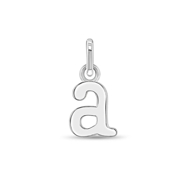 Polished Letter Childrens Bracelet Charms