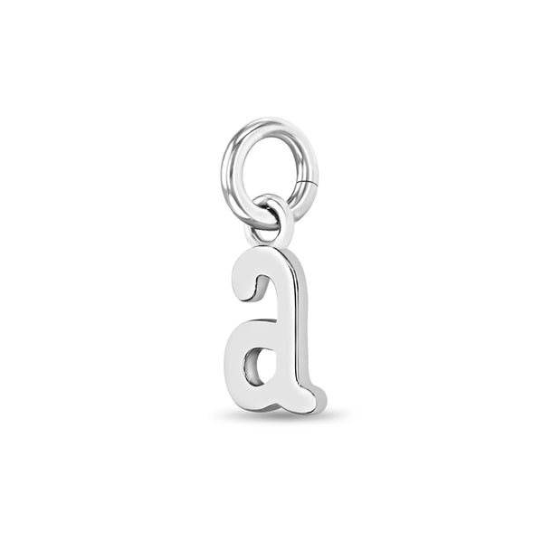 Polished Letter Childrens Bracelet Charms