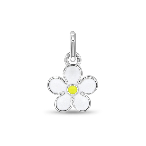 Enamel CZ Daisy Girls Charm