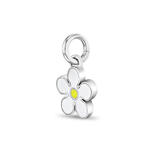 Enamel CZ Daisy Girls Charm