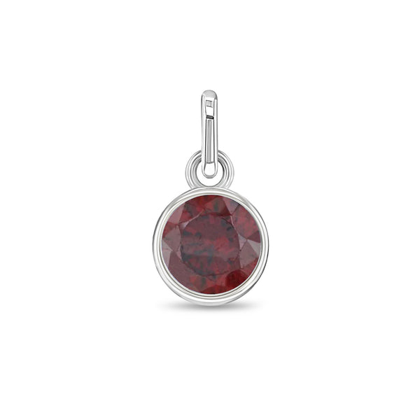 Round CZ Birthstone Kids Bracelet Charms