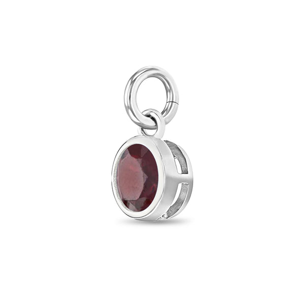 Round CZ Birthstone Kids Bracelet Charms