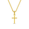 Tiny Cross Toddler / Kids / Boys Pendant/Necklace - Sterling Silver