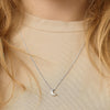 Tiny Moon Toddler / Kids / Girls Pendant/Necklace - Sterling Silver